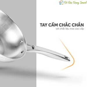 Chảo Nguyên Khối Sâu Lòng Inox 304 Cao Cấp Trimax EL-3846MOL 2